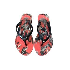 Kate Spade Feldon Giraffe Print Red Multi size 9